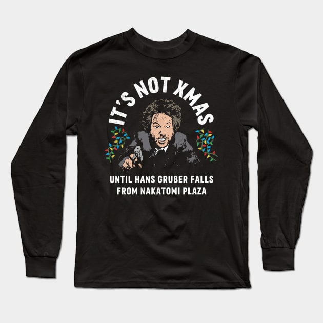 Hans Gruber Christmas Long Sleeve T-Shirt by lamchozui